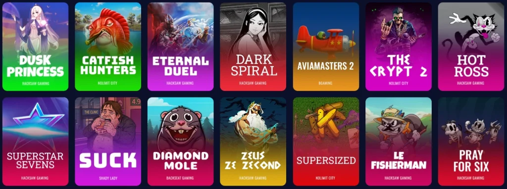Προεπισκόπηση σελίδας συνεργάτη Holyluck casino